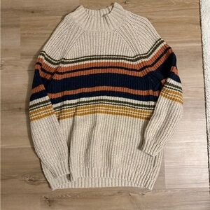 Universal Thread Cream Knit Sweater Mockneck